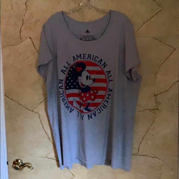 Disney Minnie Mouse S-Sleeve T Shirt 4XL Gray - Picture 7 of 7